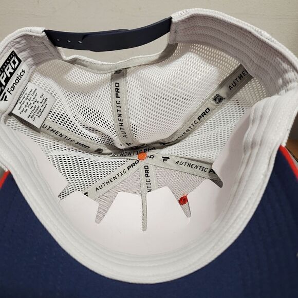 Washington Capitals NHL Fanatics Snapback Hat OSFA NWT Authentic Pro Red/White - Picture 5 of 9